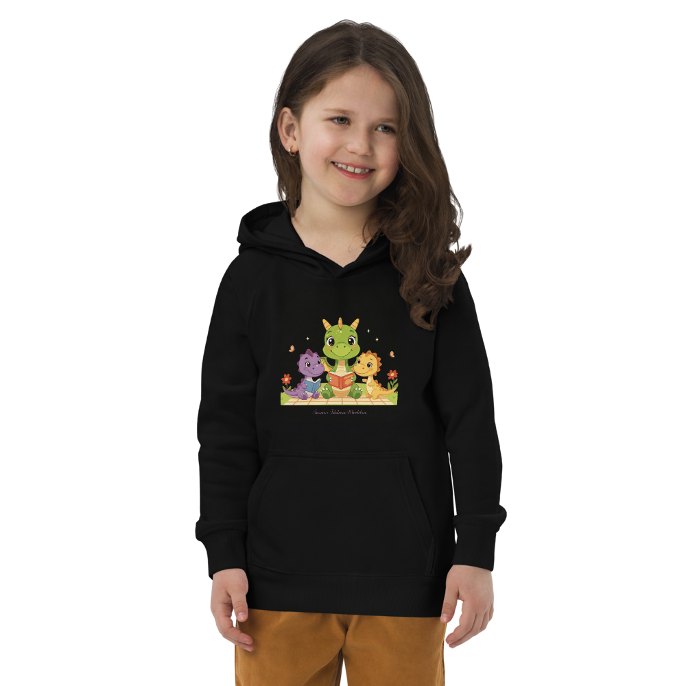 🌿 Simon the Dragon – De Avontuurlijke Kinder Hoodie OC | #1 | Design 1