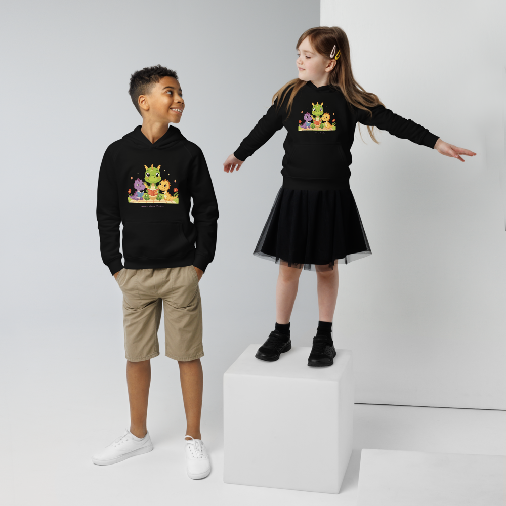 🌿 Simon the Dragon – De Avontuurlijke Kinder Hoodie OC | #1 | Design 1