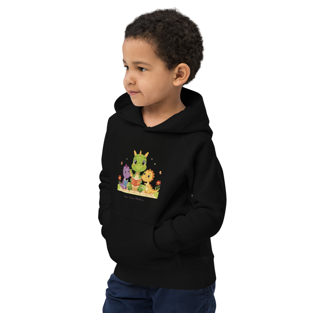 🌿 Simon the Dragon – De Avontuurlijke Kinder Hoodie OC | #1 | Design 1