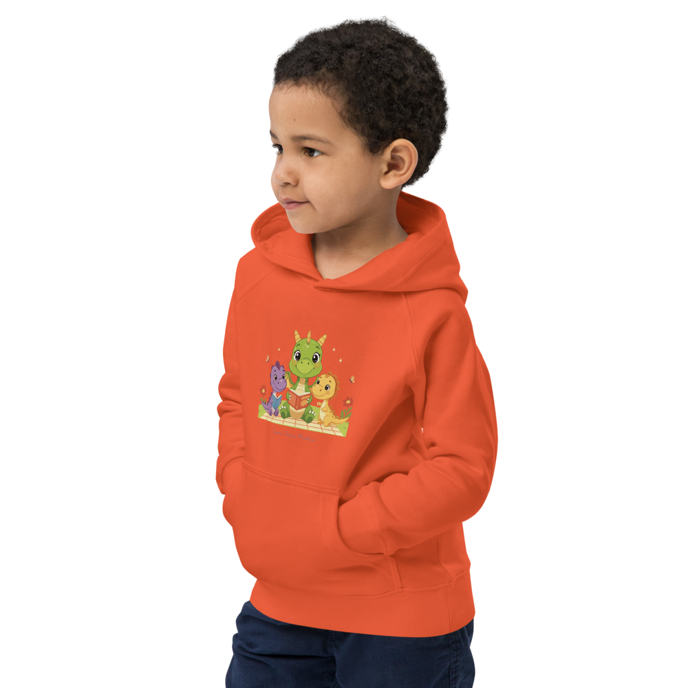 🌿 Simon the Dragon – De Avontuurlijke Kinder Hoodie OC | #1 | Design 1