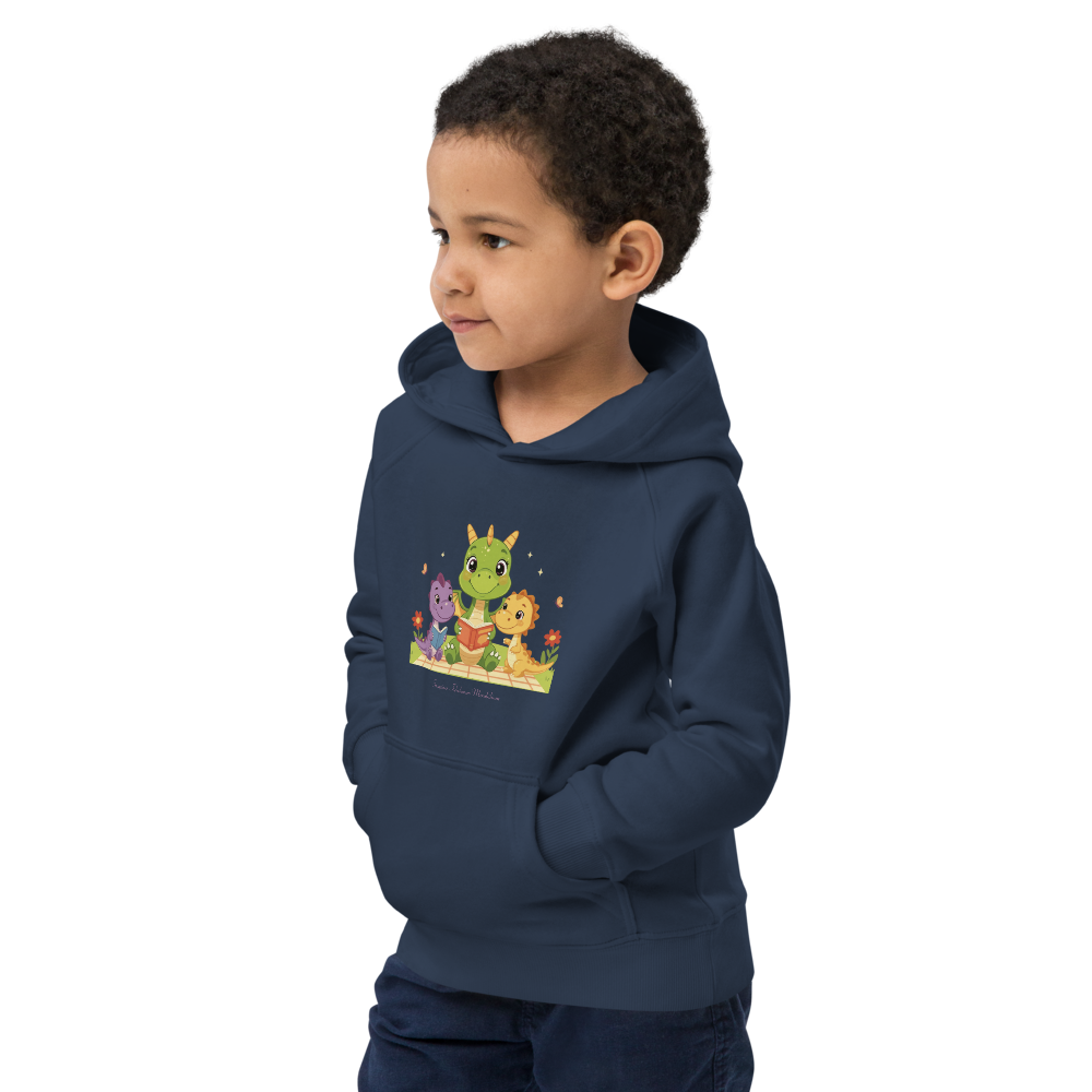 🌿 Simon the Dragon – De Avontuurlijke Kinder Hoodie OC | #1 | Design 1