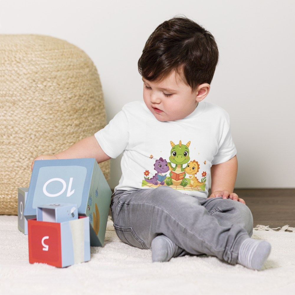 Simon the Dragon – Het Avontuurlijke Peuter T-shirt | #1 | Design 1